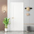 80" White Wood Slab Door
