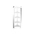 60" Bookcase with 2 Shelves in White - 4512822856360