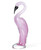 13" Mouth Blown Pink Flamingo Art Glass - 4512822912035