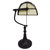 16" Tiffany Style Brown and Orange Banker Desk Lamp - 606114647720