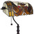 16" Tiffany Style Brown and Orange Banker Desk Lamp - 606114647720