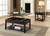Homeroots Living Room 22" Square End Table with Drawer and Shelf, Black
