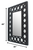 Homeroots 40" X 30" X 2" Bathroom Vintage Dressing Mirror, Black, Wooden Framed