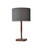 Cozy Cabin Walnut Wood Finish Table Lamp - 4512839458212