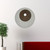 Homeroots Home Decor Round Double Layer Ribbed Wall Decor, Brown & Gray, 26 Inch