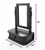 Homeroots Furniture Traditional Drawer Table Mirror, Black Finish, 8.5 x 14 x 20 Inches