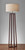 Homeroots Lighting Floor Lamp, Walnut Finish, Linen Shade