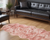 Pink Animal Print Area Rug