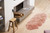 Pink Animal Print Area Rug