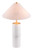 Urban White Marble Cyliner Table Lamp - 808230020757