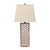 6 X 6 X 27.5 Tan Metal Mirror - Table Lamp - 614486178537