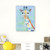 32" x 24" Pastel Patchwork Giraffe Canvas Wall Art - 808230015302