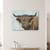 Homeroots Home Decor 40" x 30" Bold No Bull Canvas Wall Art, Grey Green