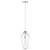 Homeroots Lighting Ballina 1-Light Mini Pendant, Polished Nickel