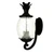 Homeroots Lighting Matte Black Pineapple Wall Light, Matte Black Finish