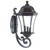 Homeroots Lighting XL Antique Black Tapered Lantern Wall Light, Antique Black Finish