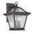 Homeroots Lighting XL Matte Black Birdhouse Shape Outdoor Wall Light, Matte Black Finish