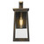 Homeroots Lighting Burnished Bronze Contempo Elongated Outdoor Wall Light, Burnished Bronze