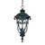 Homeroots Lighting Naples 3-Light Matte Black Hanging Light