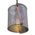 Homeroots Lighting Ryker 1-Light Pendant, Bronze Patina Finish