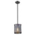Homeroots Lighting Ryker 1-Light Pendant, Bronze Patina Finish