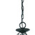 Homeroots Lighting Belle 3-Light Matte Black Hanging Light