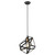 Homeroots Lighting Hedron 1-Light Pendant with Matte Black Finish