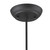 Homeroots Lighting Hedron 1-Light Pendant with Matte Black Finish