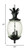 Homeroots Lighting Lanai 3-Light Black Coral Hanging Light