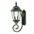 Homeroots Lighting Two Light Carousel Lantern Wall Light, Antique Black Finish