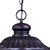 Homeroots Lighting Naples 3-Light Marbelized Mahogany Hanging Light