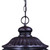 Homeroots Lighting Naples 3-Light Marbelized Mahogany Hanging Light