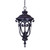 Homeroots Lighting Naples 3-Light Marbelized Mahogany Hanging Light