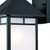 XL Matte Black Frosted Glass Lantern Wall Light