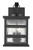 Homeroots Lighting Morris 3-Light Wall Light, Matte Black Finish