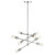 Homeroots Lighting Calix 8-Light Satin Nickel Pendant
