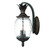 Homeroots Lighting Lanai 3-Light Wall Light, Black Coral Finish