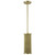 Homeroots Lighting Basetti 1-Light Pendant, Gold Finish