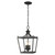 Homeroots Lighting Vintage Black Metal Tapered Hanging Light