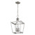 Homeroots Lighting Vintage Silver Metal Tapered Hanging Light