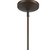 Greta 1-Light Oil-Rubbed Bronze Pendant With Gloss White Interior And Etched Glass Shade - 808230008090