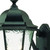 Homeroots Lighting Two Light Carousel Lantern Wall Light, Matte Black Finish