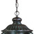 Homeroots Lighting Naples 1-Light Marbelized Mahogany Hanging Light