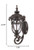 Homeroots Lighting Naples 1-Light Wall Light, Marbelized Mahogany