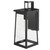 Homeroots Lighting Black Contempo Elongated Outdoor Wall Light, Matte Black