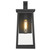Homeroots Lighting Black Contempo Elongated Outdoor Wall Light, Matte Black