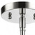 Homeroots Lighting Silver Minimalist Cylindrical Hanging Light