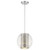 Homeroots Lighting Avian 3-Light Wall Light, Black Coral, Seeded Glass