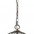 Homeroots Lighting Aria 3-Light Oil-Rubbed Bronze Globe Pendant with Mother of Pearl Accents