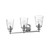 Homeroots Lighting Mae 3-Light Vanity, Chrome Finish